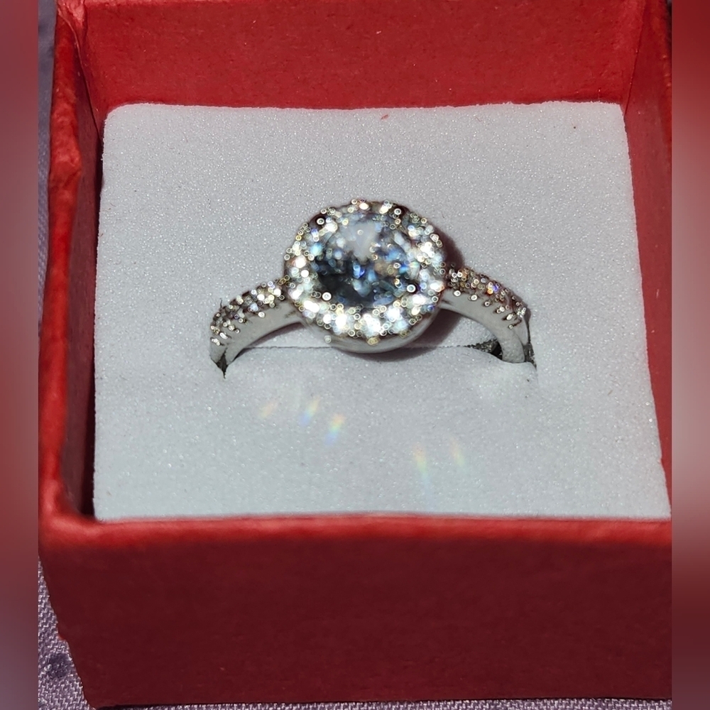 Adjustable Engagement Ring, Promise Eternity Ring